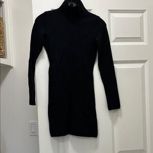 Black Versace sexy Sweater Dress